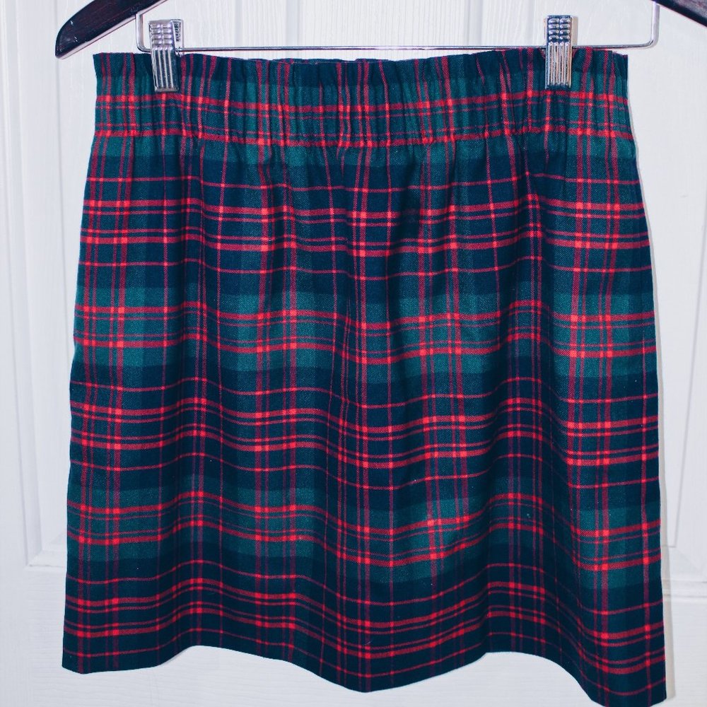 J. Crew Paperbag Plaid Skirt